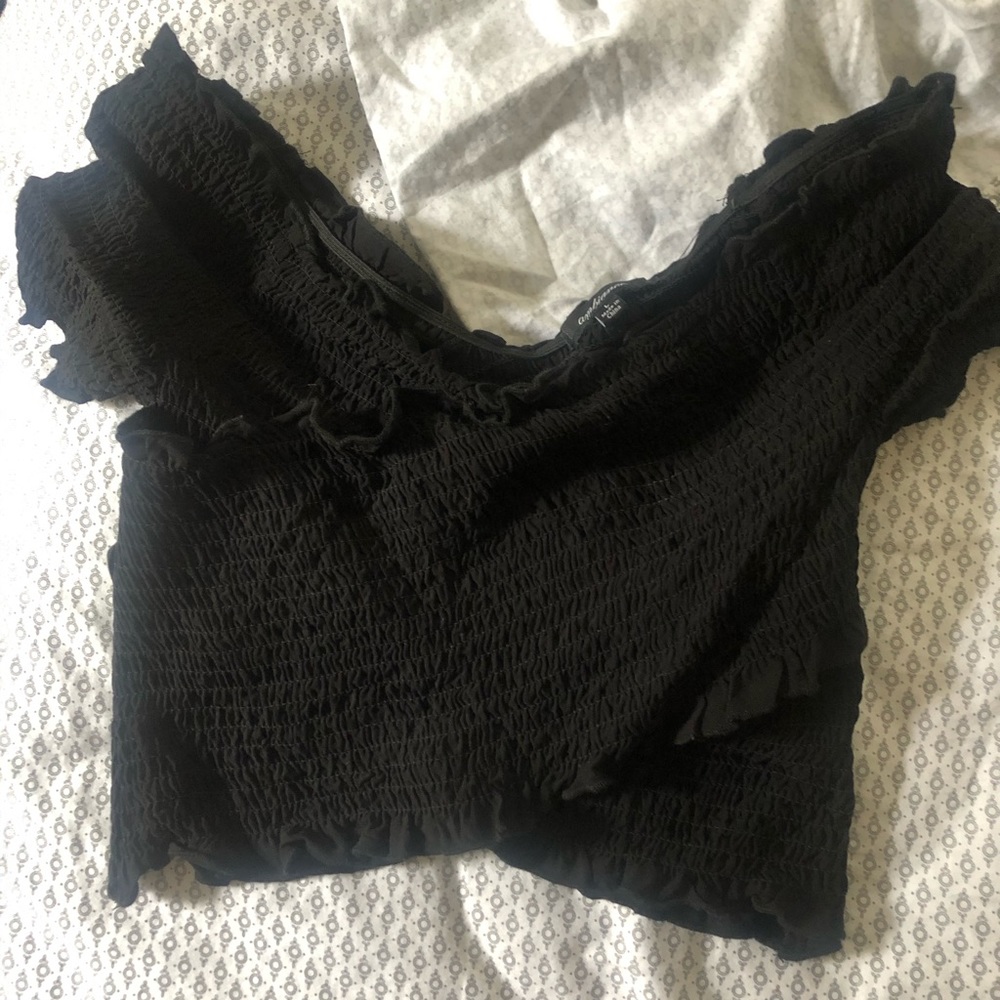 Black crop top